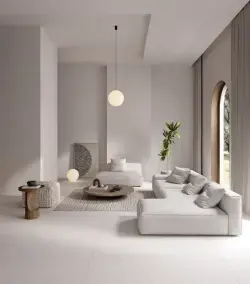 Çanakkale Seramik Intonaco Mat Beyaz Porselen Plaka 162x323