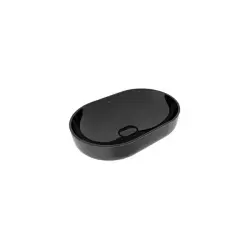 Çanakkale Seramik Zero 2.0 Oval Çanak Lavabo Siyah 60x40