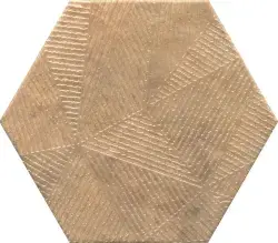 Çanakkale Seramik Hexagon Mat Bold Dekor 17,5x20