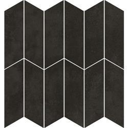 VitrA 30x30, Cemental, Kesme Mozaik, Siyah, R10B