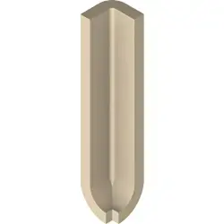 VitrA 2x10, Uni, Trim, Fildişi