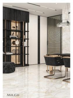 Güral Seramik Milge Full White 60x120 Lappato Sırlı Porselen