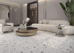Güral Seramik Terrazzo Grey 60x60 Mat Sırlı Porselen