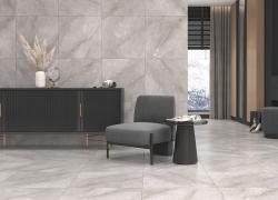 Güral Seramik Olvido Grey 60x60 Parlak Sırlı Porselen