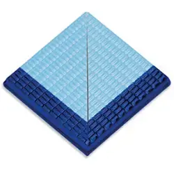 Serapool Pötikare Pahlı Dış Köşe Açık Mavi Merdiven Kaymazı