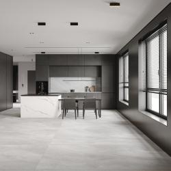 Kütahya Seramik 120x240 Messina Açik Gri Rektifiye Parlak Nano
